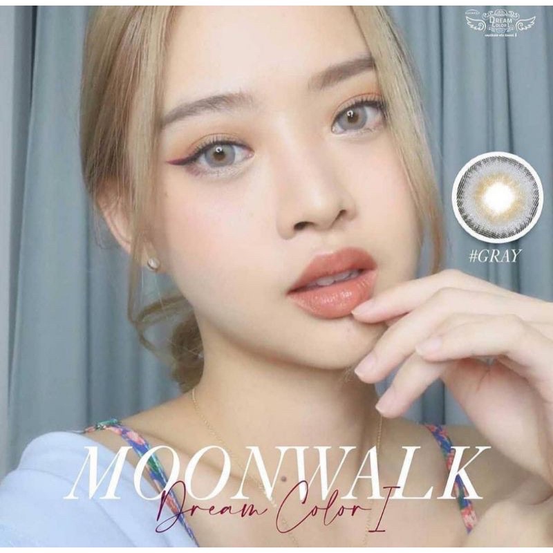 SOFTLENS DREAMCOLOR1 MOONWALK PLANO 14.70mm + FREE LENS CASE