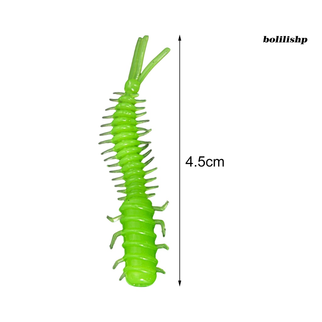 Bo-20pcs Slug Umpan Desain Simulasi Rinci Kompak Pengerjaan Teliti Realistis Angling PVC Mini Sekrup Lure Umpan Untuk Semua Tubuh Air