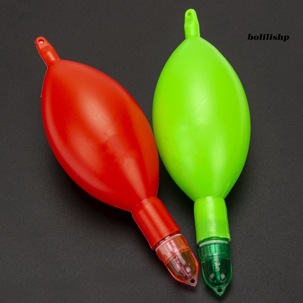 Bo-pengapung Ikan Kucing Tahan Jatuh Bercahaya Daya Apung Kuat Tahan Tekanan Bentuk Telur Bebek Laut Memancing Mengapung Perut LED Memancing Luar Ruangan