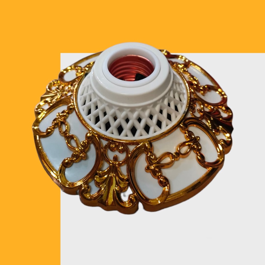 Lampu Plafon Untuk Kaca Hias / Fitting Lampu Plafon Hias Modern Tempat