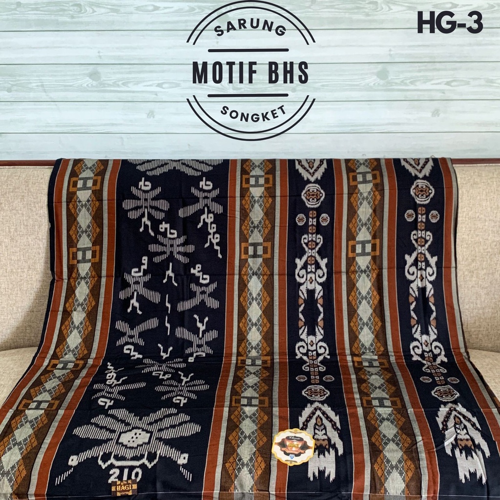 Sarung Songket Hagi Motif BHS