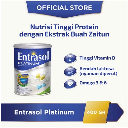 

ENTRASOL PLATINUM VANILLA 400 G