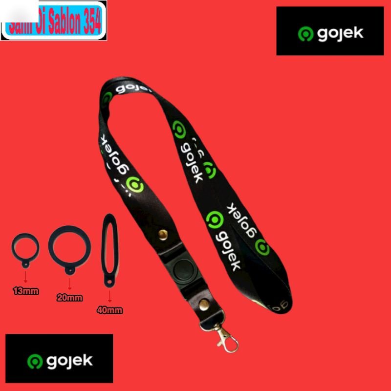 

TALI LANYARD(Gojek)GANTUNGAN KUNCI GANTUNGAN ID CARD gantungan hp murah COD