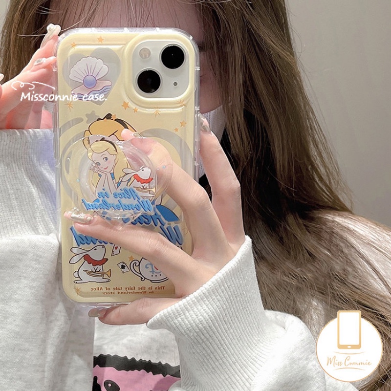 Case Pasangan Untuk Redmi 12C 10C 10A 9T A1 9 10 9A 9C NFC Redmi Note10 8 9 11 10 Pro Max 10s 11s POCO F4 Kartun Disney Princess Lucu Mermaid Alice Airbag Shockproof Soft Cover