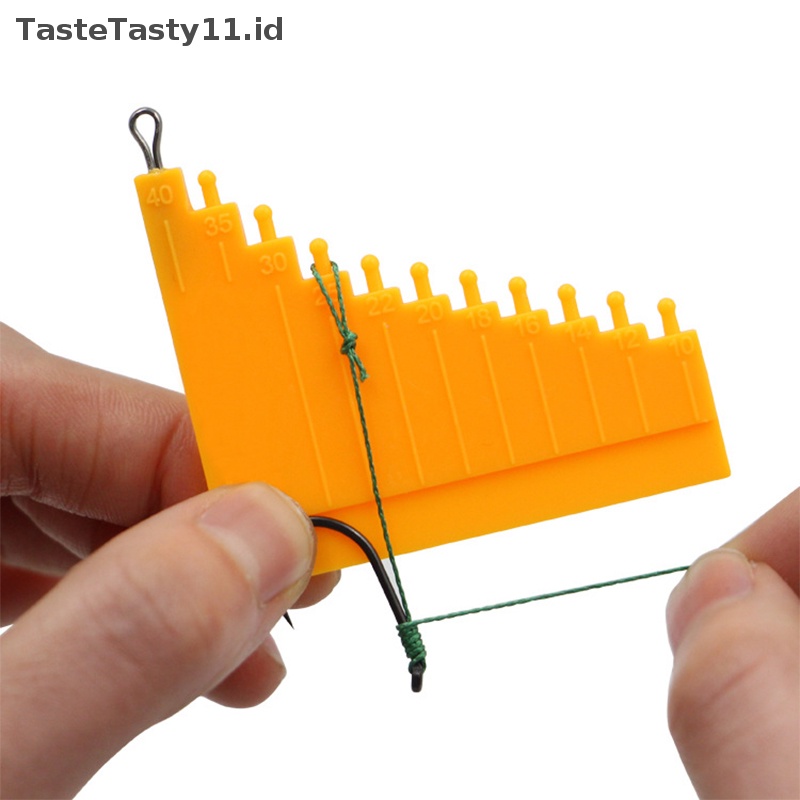 Tastetasty 1x Carp Fish Hook Knotg Alat Pengait Lapis Hair Holder Making Hook Chain Fish.