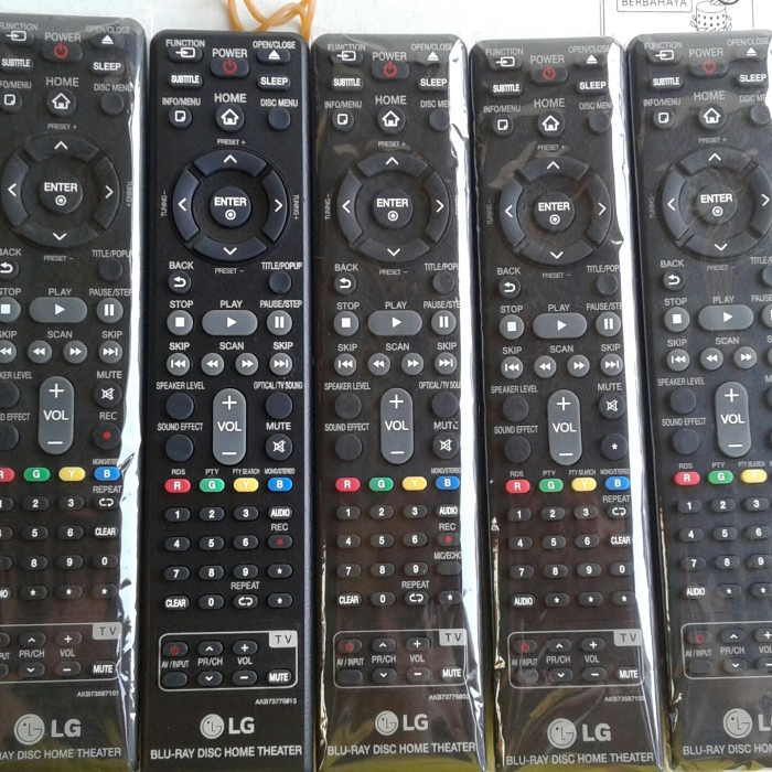 REMOTE REMOT DVD LG HOME THEATER BLU RAY