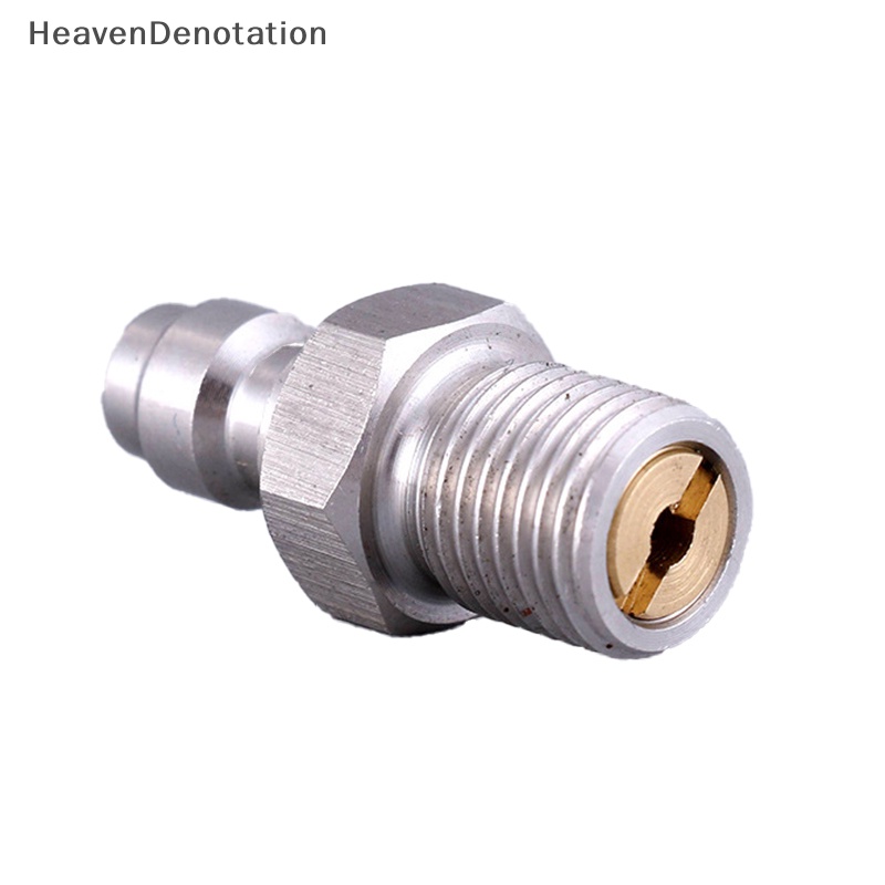 [HeavenDenotation] Pcp Paintball Pneumatic Quick Coupler 8mm M10x1 Male Plug Adapter Fitg1/8NPT HDV