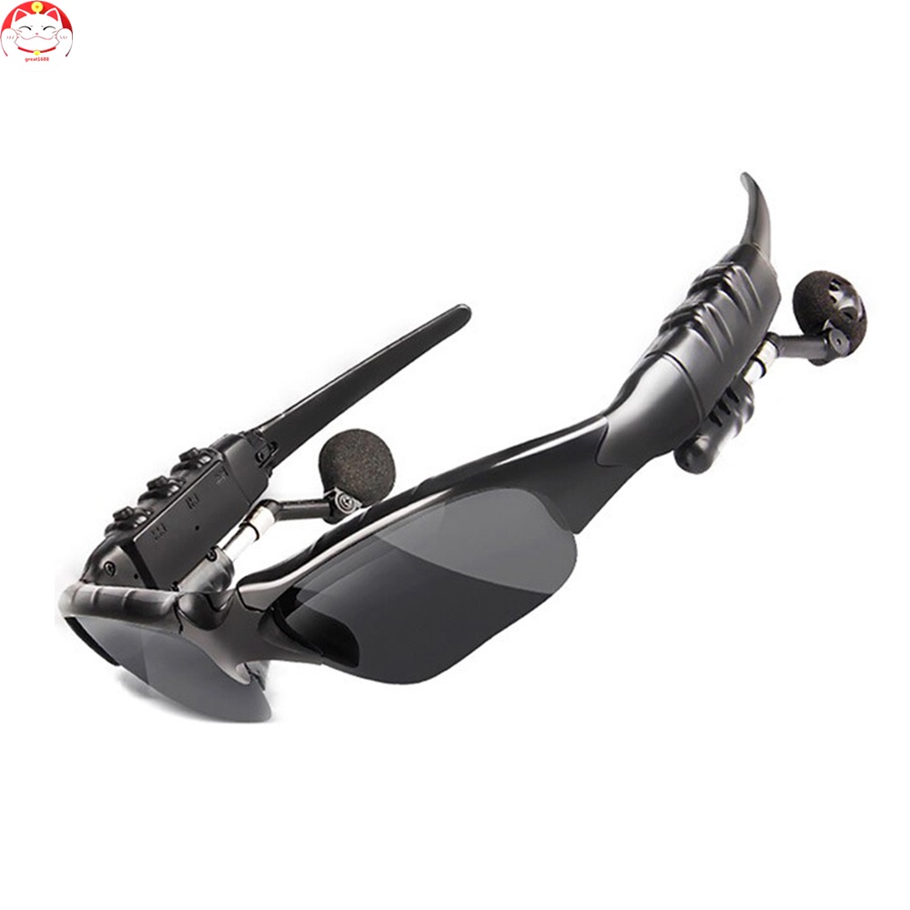 Kacamata Hitam Wireless Bluetooth Perlindungan Headset Nirkabel Sunglasses Polarizedaksesoris Audio &amp; Videountuk Wanita Priakacamata Pria