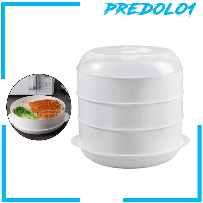 [Predolo1] Microwave Steamer Heating Steamer Alat Kukus Pemanas Microwave Untuk Dapur Rumah