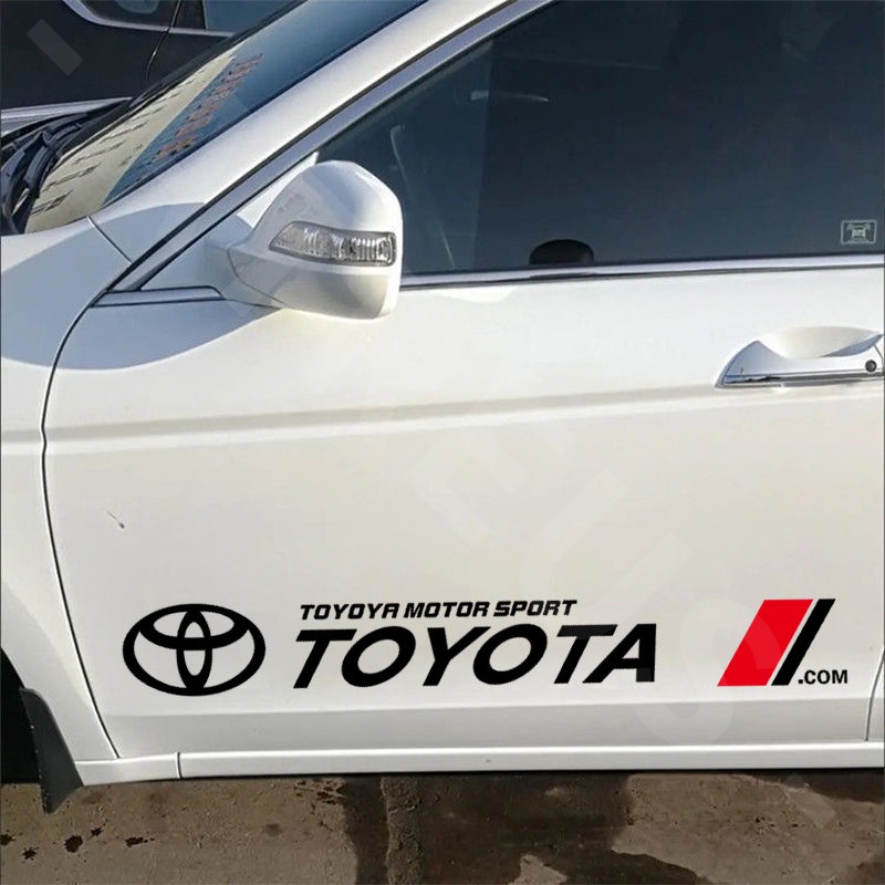 Auto Door Side Body Decor Decals Anti Gores Penutup Lecet Untuk Toyota Agya Razie Syar'I Avanza Veloz Rush Kijiang Innova Yaris Corolla Cross bZ4X RAV4 Vios Fortuner CHR Camry