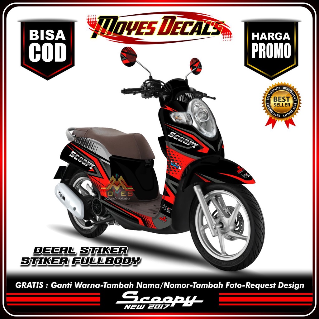 decal scoopy esp fi full body racing style