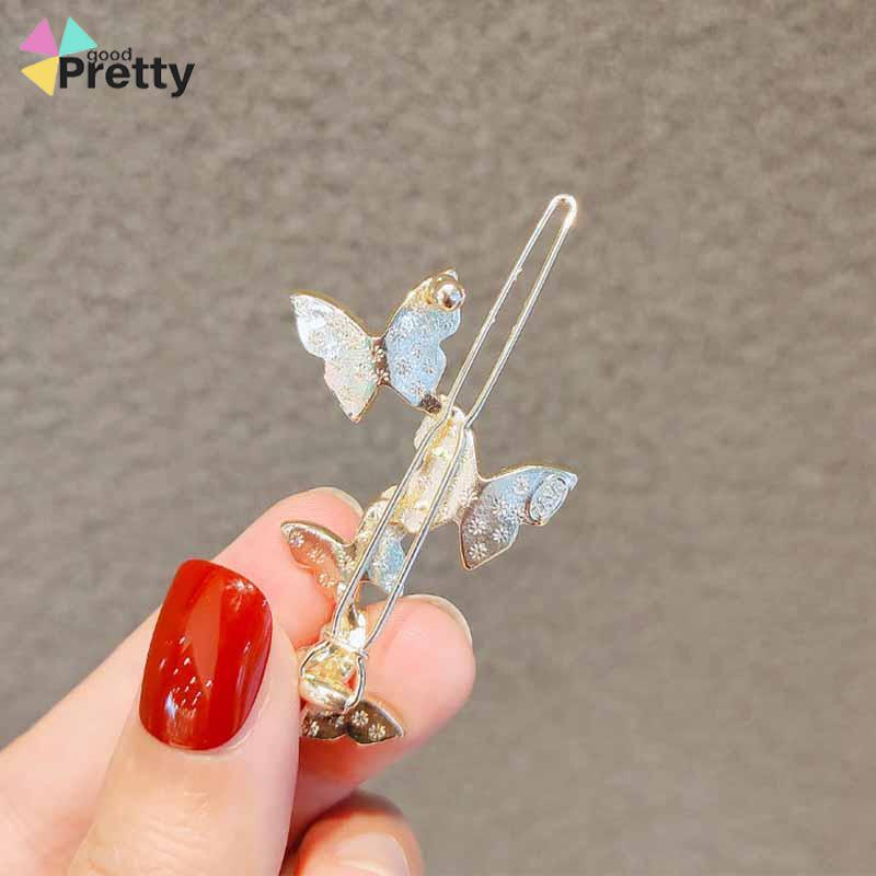 Jepit Rambut Butterfly Hairpin Elegance Shining Untuk Korea Fashion - PD