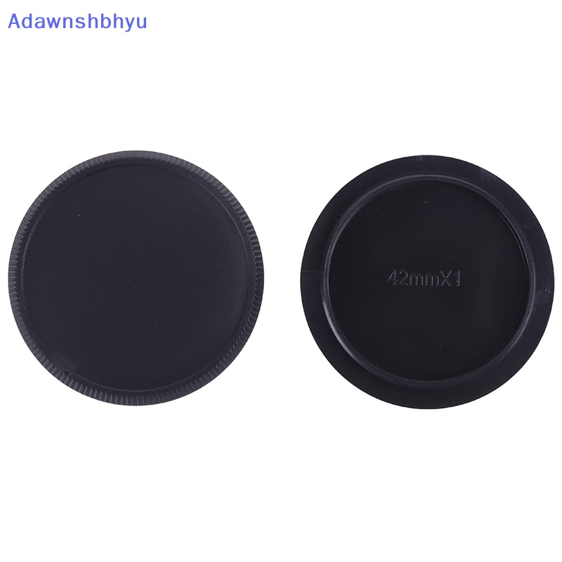 Adhyu 5Pcs Kamera Digital M42 42mm Screw Mount Rear Lens Body Cap Cover Plastik Hitam ID