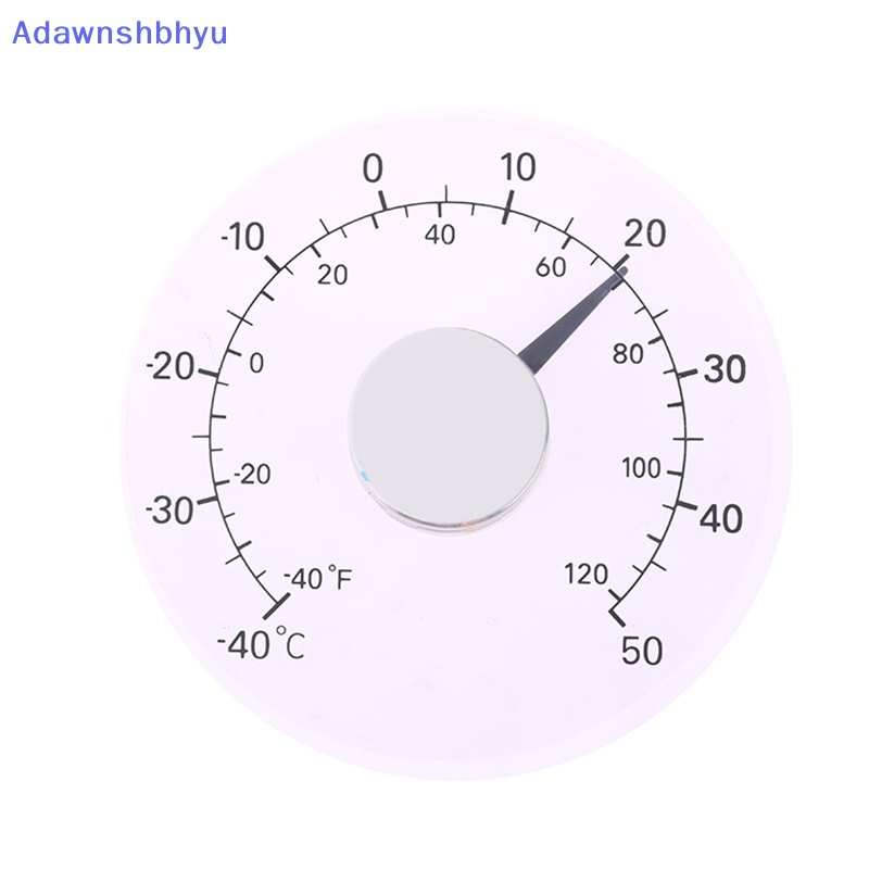 Adhyu Termometer Suhu Transparan Bening Outdoor Window Thermometer Alat Jam ID