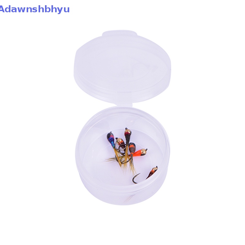 Adhyu 6PCS Kepala Tembaga Nymph Beadheads Fly Trout Greyling Trout Fishing Quick Sink Fly ID
