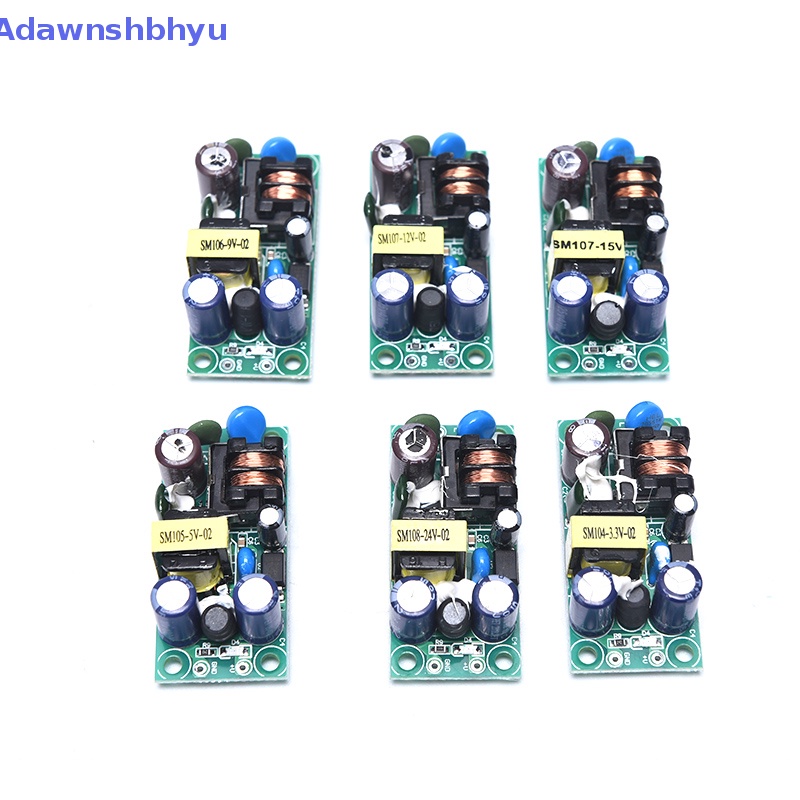 Adhyu AC-DC 3V 5V 9V 12V 15V 24V Papan Modul Power Supply Switching Terisolasi PLG06A ID