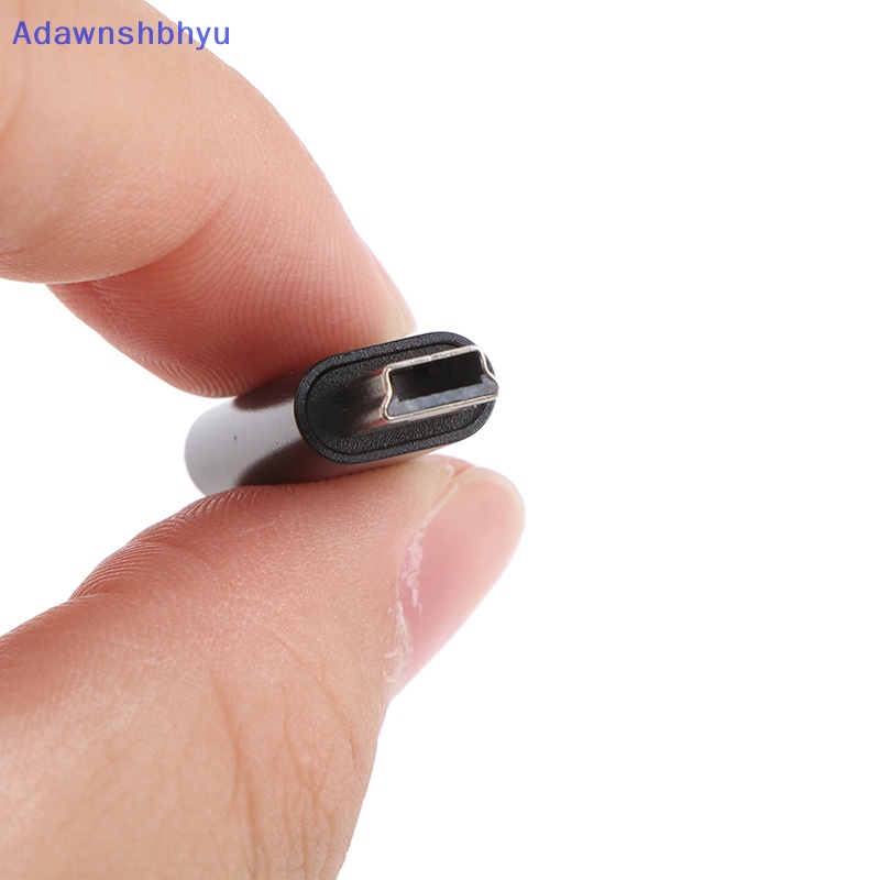 Adhyu Adaptor USB Mini 5pin B Male to USB Tipe C Female Konektor Transfer Data ID