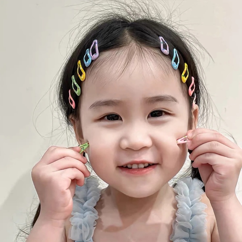 Korea Fashion Bayi Bayi Klip Gadis Mini Jepit Rambut Mini Y2K Gaya Lucu Jepit Rambut Lucu Warna-Warni Gelombang Dot BB Klip Wanita Perempuan Styling Clips Accessorie Hiasan Kepala Aksesoris Rambut