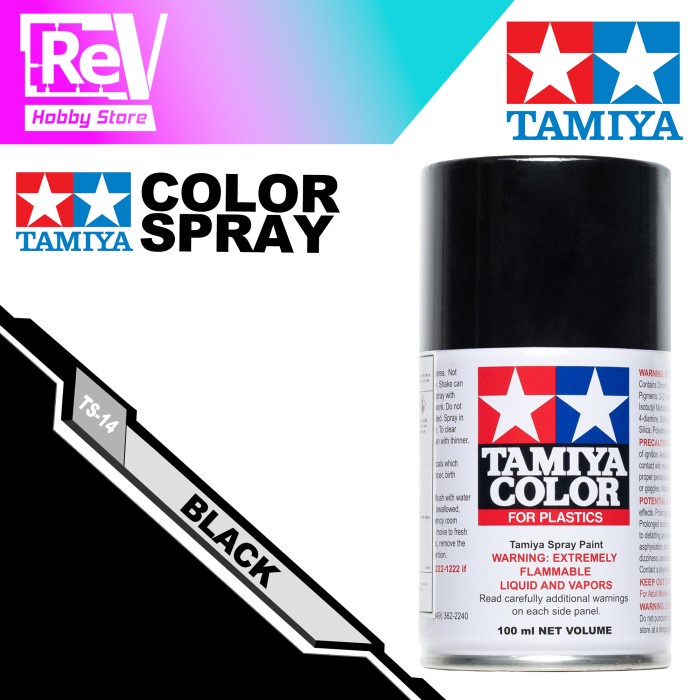 TAMIYA SPRAY BLACK TS-14