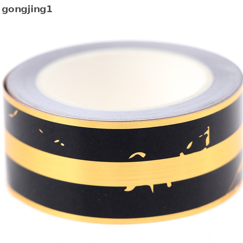 Ggg 5M Black Gold Self Adhesive Tile Sticker Anti Air Dinding Gap Sealing Tape Strip ID