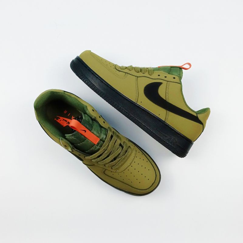 s Sepatu Nike Air Force 1 Green Olive