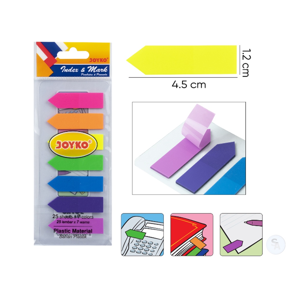 

JOYKO - Sticky Note IM-31 Label Pembatas Buku - Pad