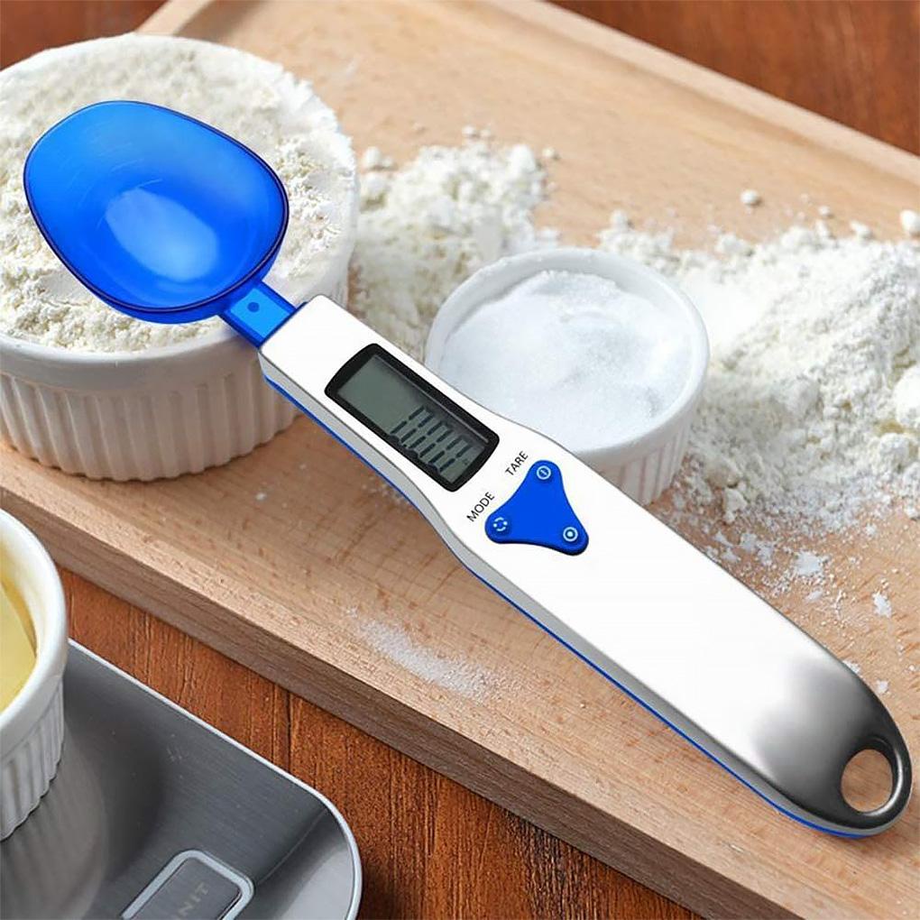 Kitchen Scale Display Sendok Digital Presisi Tinggi Timbang Cangkir Timbangan Berat Makanan Baterai Dicharge Berat Masak