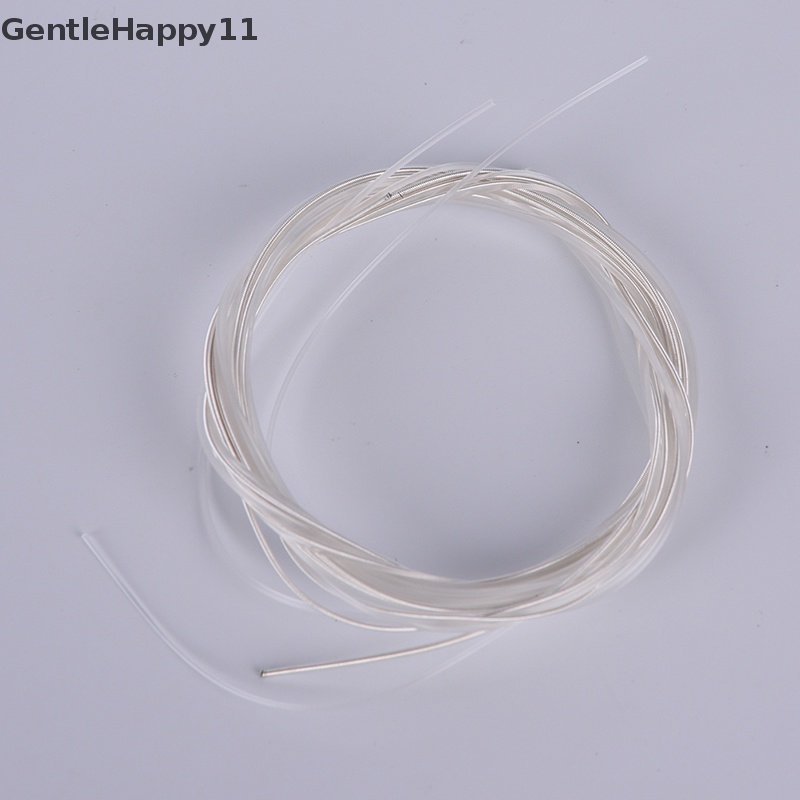 Gentlehappy 6pcs String Gitar Nylon Silver Plag Set Super Ringan Untuk Gitar Akustik id