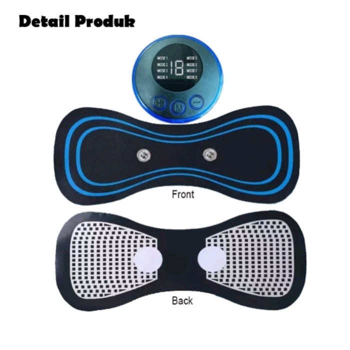 Alat Pijat Leher Elektrik Terapi Mini Pad Mat Electric EMS Massager