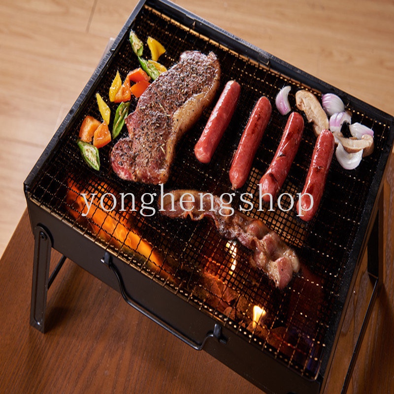 Non-stick Barbekyu Mesh Mat Reusable Tahan Panas BBQ Baking Net Pad Liner Outdoor Camping Memanggang Tikar Aksesoris Dapur