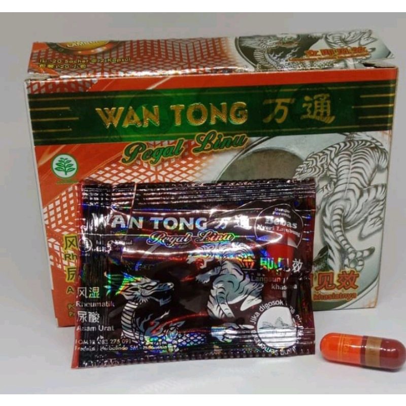 Termurah  Wantong Kapsul Asam Urat Kolesterol Pegal Linu