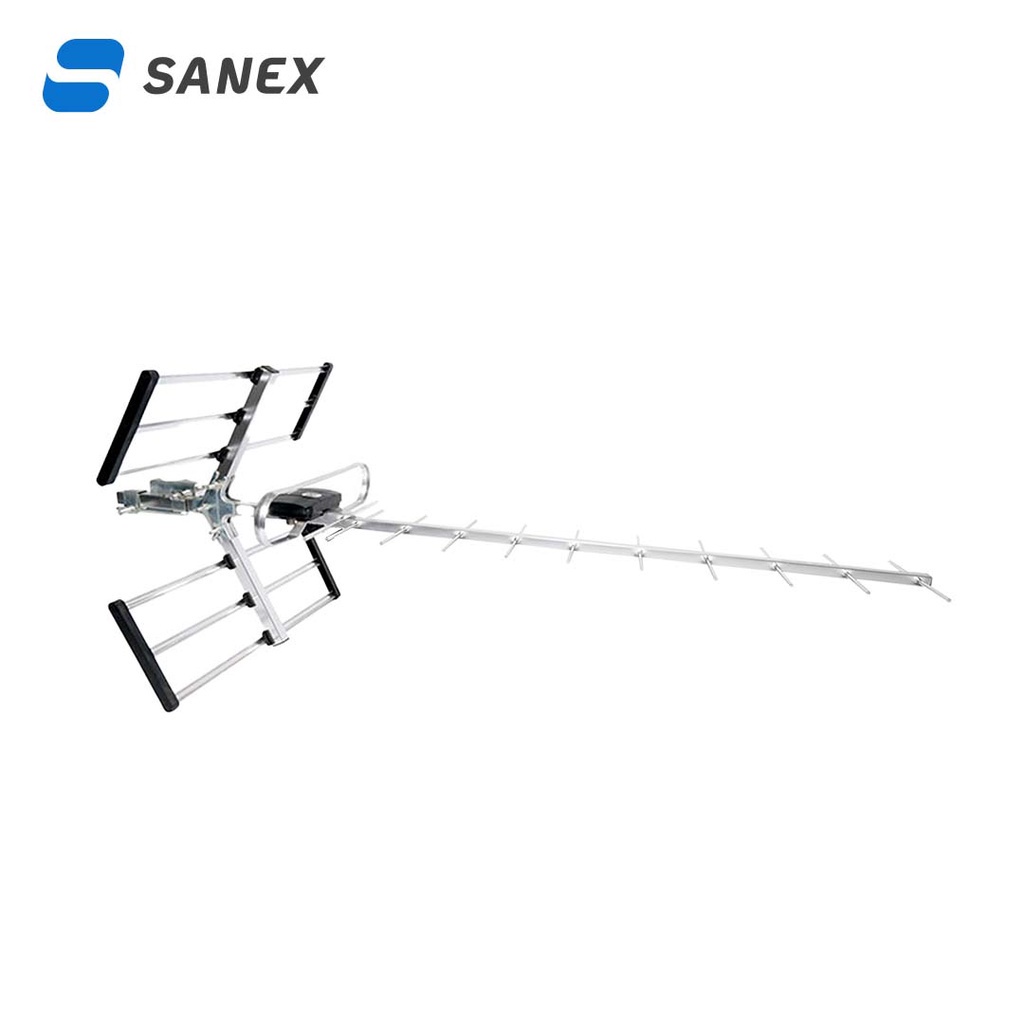 SANEX ANTENA TV DIGITAL + BOOSTER SN 889 DG / SN-889 DG / SN889 DG (FREE KABEL) GARANSI RESMI