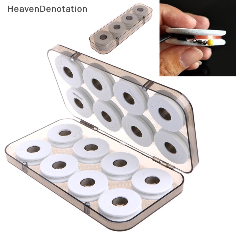 [HeavenDenotation] 8/16pcs8#16# Papan Lilitan Busa Pancing Wire Shaft Bobbin Spools Tackle Box HDV