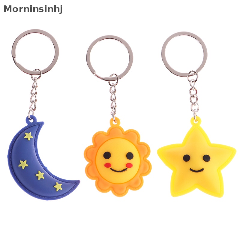 Mornin Lucu Manis Romantis Bentuk Matahari Bulan Bintang Aktivitas Hadiah Liontin Gantungan Kunci Tas Liontin Keyring Aksesoris id