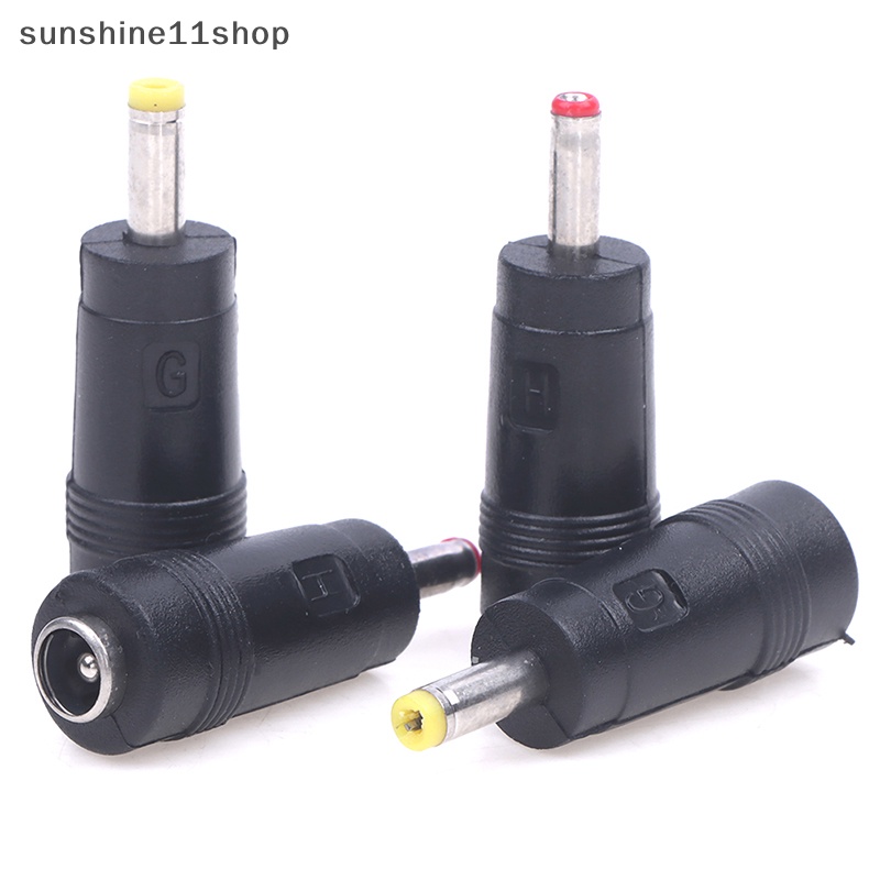 Sho 2pcs Konektor DC 5.5 x 2.1 Female Plug Converter Adaptor Daya Laptop N