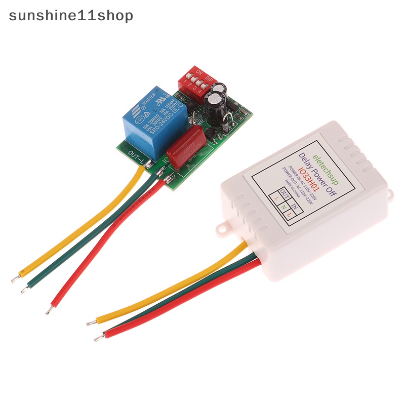 Sho Timer Relay Adjustable Putus Delay Controller AC 110V 220V Power N