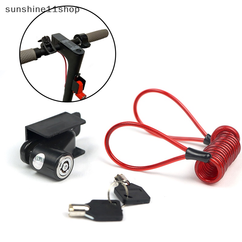 Sho Kunci Rem Cakram Sepeda Dan Motor Security Lock Kawat Baja Anti Maling Skuter Listrik Skateboard Roda Lock N