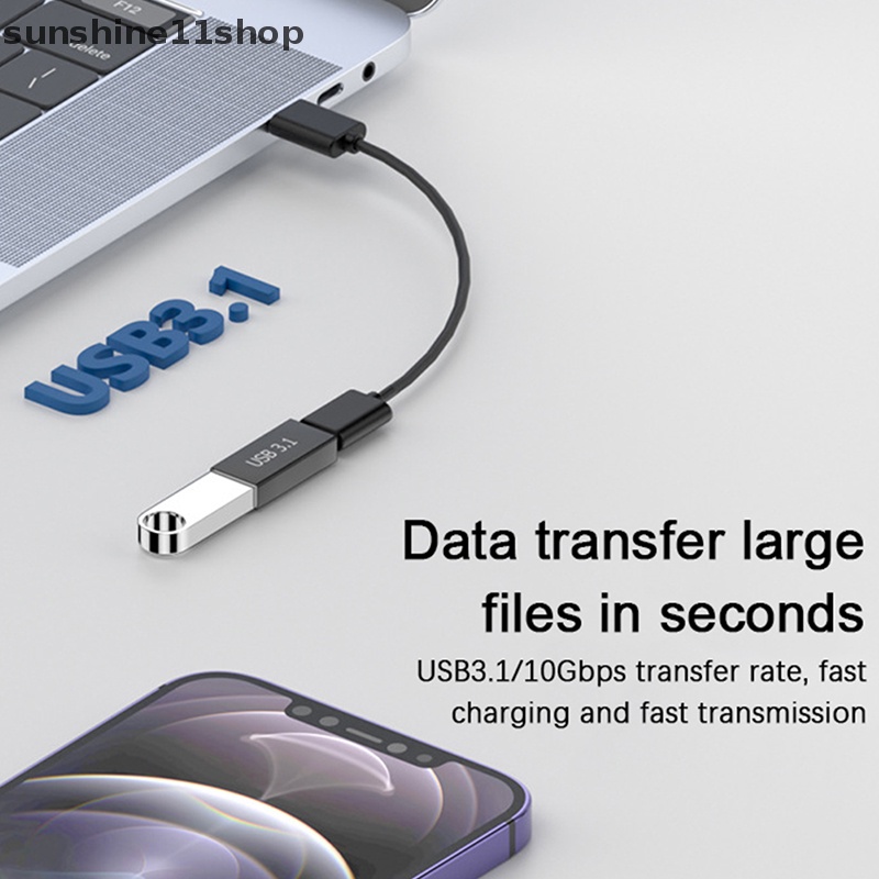 Sho USB 3.1 Coupler Female to USB Tipe C Female Adapter Konverter Sambungan Extender USB Kecepatan Super N