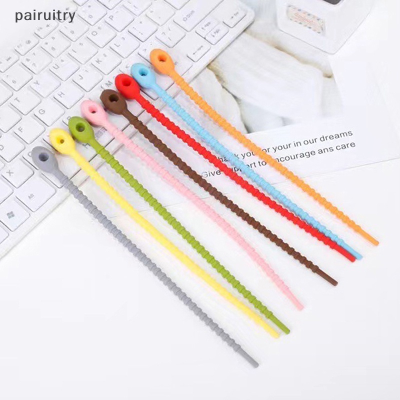 Prt Plum Blossom Silicone Strap Hand Trapped Strap Winder Wire Management Strap PRT