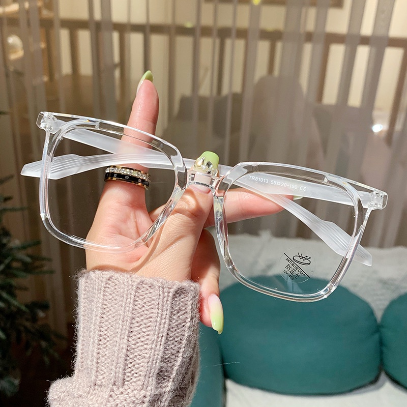 Tr90 Anti Blue Light Blocking Glasses Clear Kacamata Anti Radiasi Lensa Tergantikan Untuk Wanita/Pria