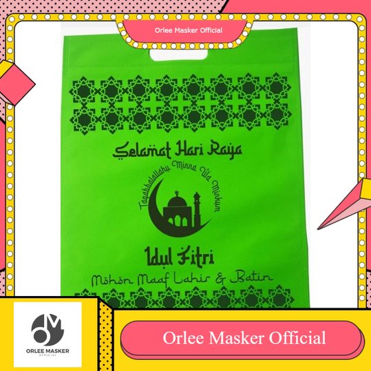 

TOTTEBAG SPUNBUND (1PCS) IDUL FITRI 25X35CM