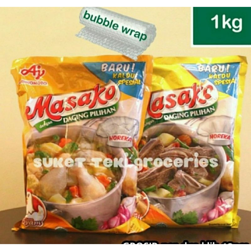 

MASAKO Kaldu Penyedap Rasa Ayam / Sapi 1kg