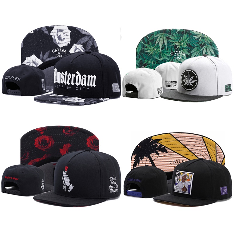 Topi snapback Hip Hop fashion vintage Baru Untuk Pria Kualitas Tinggi Cayler And Sons Cap Untuk Wanita Katun unisex outdoor sport sun visor Hat adjustable