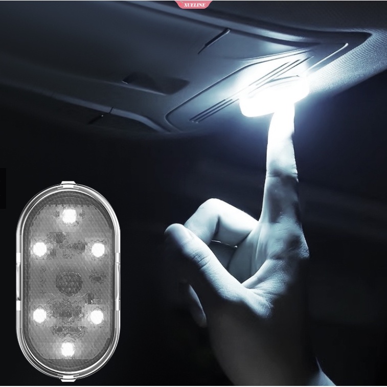 1pc Sensor Sentuh USB LED Interior Light Lampu LED Lampu Plafon Mobil Lampu Baca Dekorasi Mobil Atap Interior Lighting [ZXL]