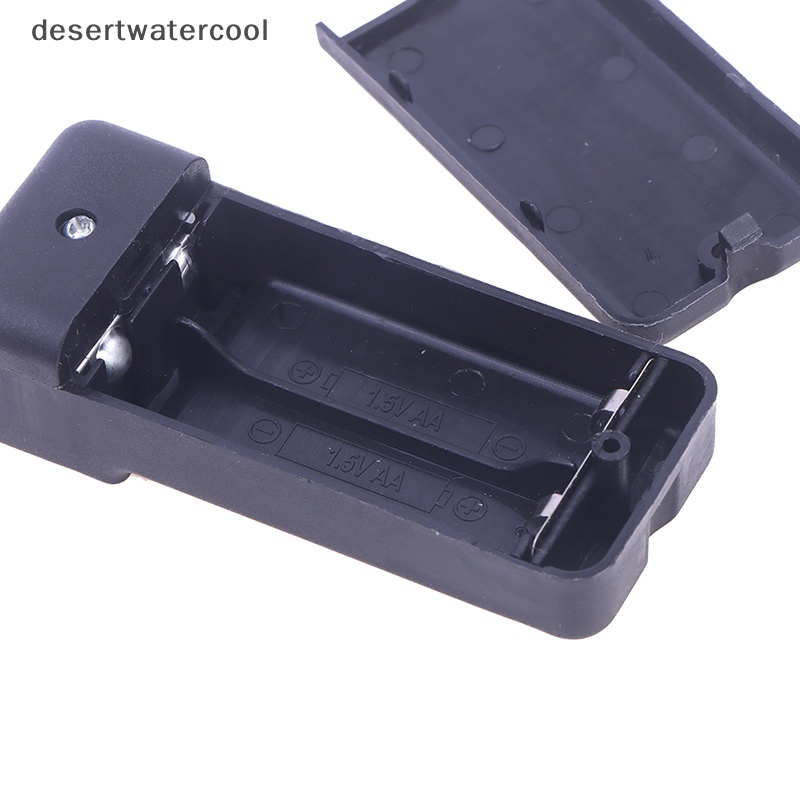 Deid 2AA 3V Holder Konektor Kotak Case Penyimpanan Saklar ON/OFF Kontrol Kawat Dengan Switch Martijn