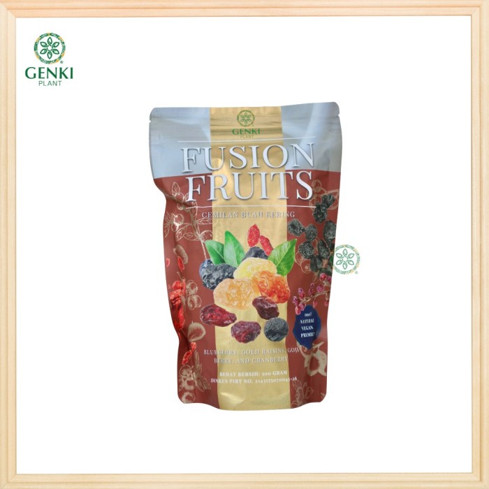 

Bisa COD Fusion Fruit / Mix Dried Fruit / Cemilan Buah Kering - 500 g