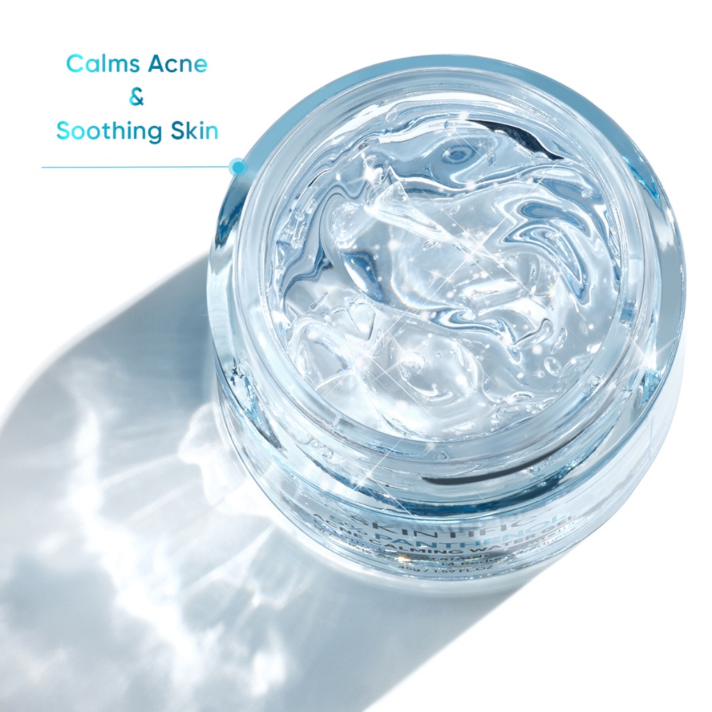 [NEW LAUNCH] SKINTIFIC 5% Panthenol Acne Calming Water Gel 45g Pelembab Wajah Cream jerawat Soothing Facial Moisturizer For Acne Skincare Crystal