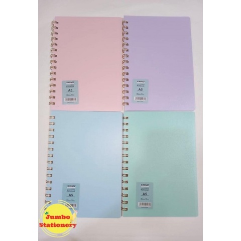 Buku Catatan / Note Book Binder Ukuran A5 KAYAGI KY NB5003 Pastel