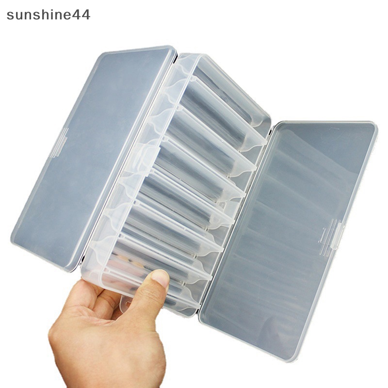 Sunshine Fishing Tackle Box 14sekat Umpan Pancing Lure Hooks Box Umpan Tempat Penyimpanan Alat Pancing Tackle Organizer Sorg Box ID