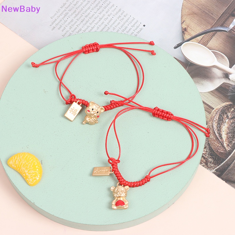 Newbaby2022tali Macan Imlek Tali Merah String Gelang Handmade Craft Hadiah ID